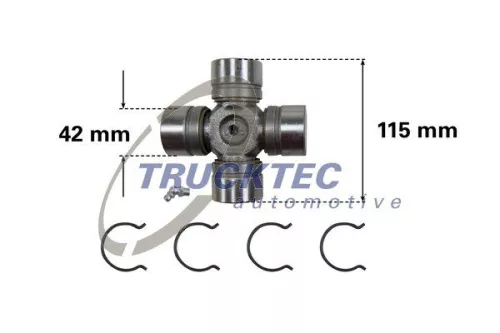 TRUCKTEC AUTOMOTIVE Joint, propshaft (02.34.013)