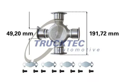TRUCKTEC AUTOMOTIVE Joint, propshaft (03.34.014)