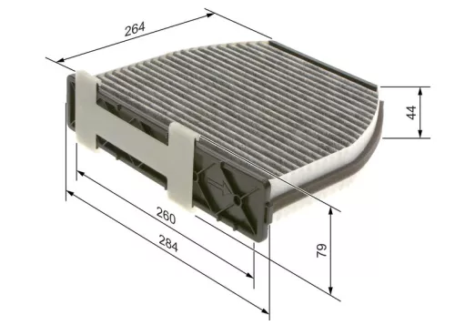 BOSCH Filter, cabin air (1987435001)