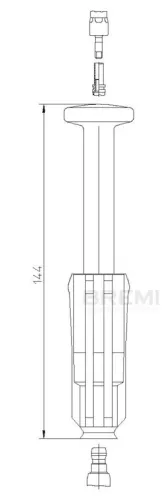 BREMI Plug, spark plug (13303/2)