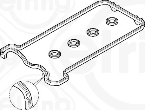ELRING Gasket Set, cylinder head cover (475.860)