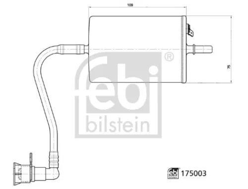 FEBI BILSTEIN 1x Fuel Filter (175003)