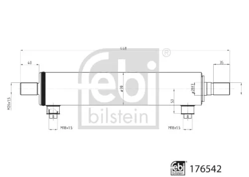 FEBI BILSTEIN 1x Slave Cylinder, power steering (176542)