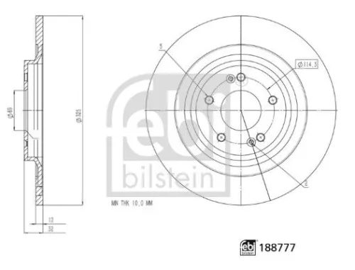 2x Brake Disc