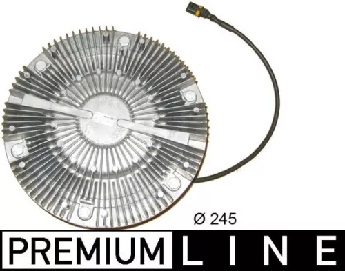 Clutch, radiator fan