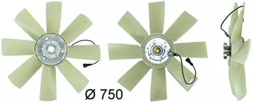 MAHLE Fan, engine cooling (CFF 441 000P)