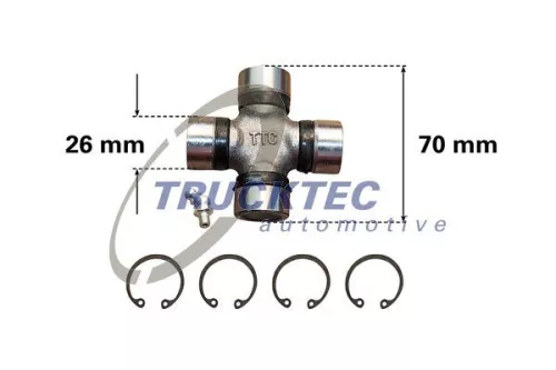 TRUCKTEC AUTOMOTIVE Joint, propshaft (02.34.011)