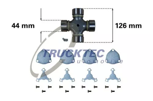 TRUCKTEC AUTOMOTIVE Joint, propshaft (03.34.007)