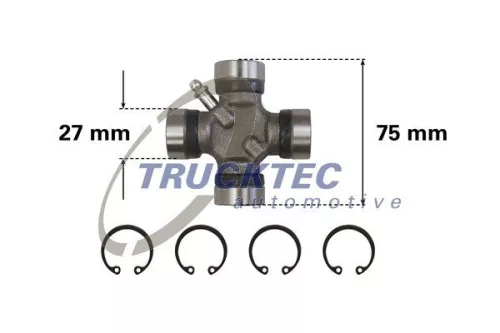 TRUCKTEC AUTOMOTIVE Joint, propshaft (02.34.041)