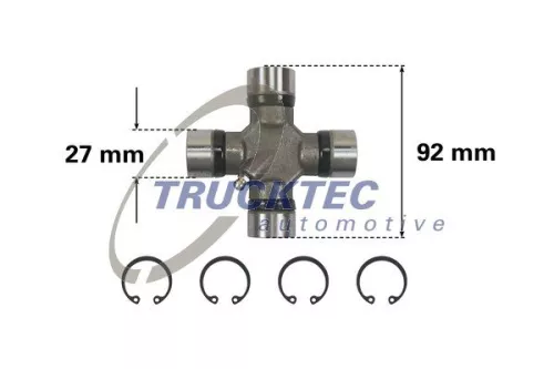 TRUCKTEC AUTOMOTIVE Joint, propshaft (02.34.043)