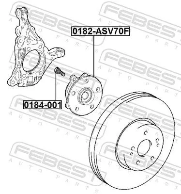FEBEST Wheel Hub (0182-ASV70F)