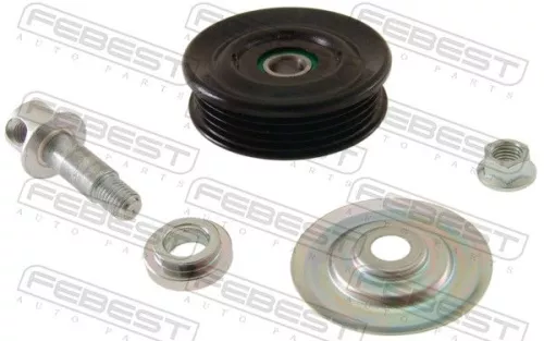 FEBEST Tensioner Pulley, V-ribbed belt (0187-GX100)
