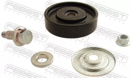 FEBEST Tensioner Pulley, V-ribbed belt (0187-HDJ100HV)