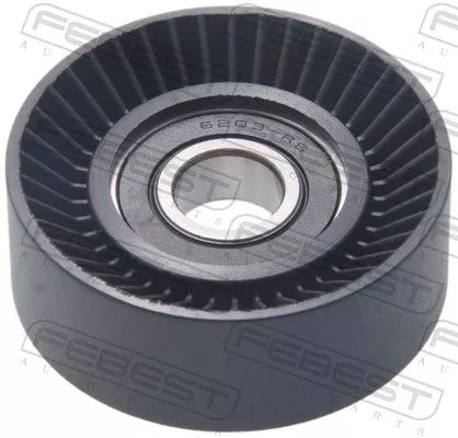 FEBEST Tensioner Pulley, V-ribbed belt (0187-URS206)