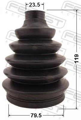 FEBEST Bellow Kit, drive shaft (0217P-P12)
