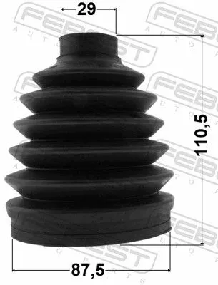 FEBEST Bellow, drive shaft (0317P-ODAT)