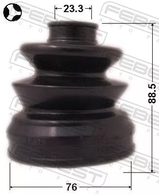 FEBEST Bellow, drive shaft (0415-DJ24)