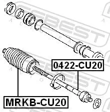 FEBEST Inner Tie Rod (0422-CU20)