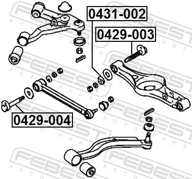 FEBEST Camber Correction Screw (0429-003)