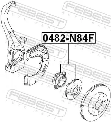 FEBEST Wheel Hub (0482-N84F)