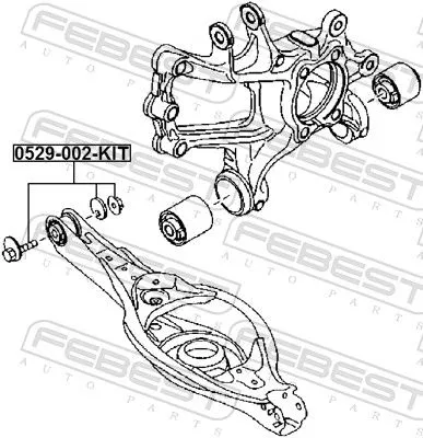 FEBEST Camber Correction Screw Set (0529-002-KIT)