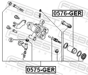FEBEST Repair Kit, brake caliper (0575-GER)
