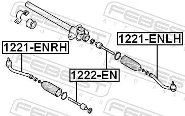 FEBEST Inner Tie Rod (1222-EN)