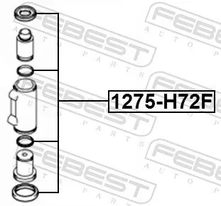 FEBEST Repair Kit, brake caliper (1275-H72F)