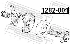 FEBEST Wheel Hub (1282-001)