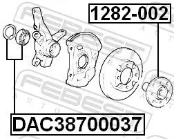 FEBEST Wheel Hub (1282-002)