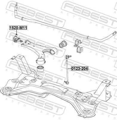 FEBEST Ball Joint (1520-M11)