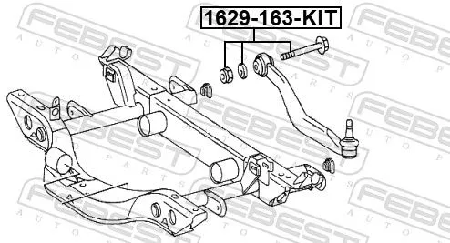 FEBEST Camber Correction Screw (1629-163-KIT)