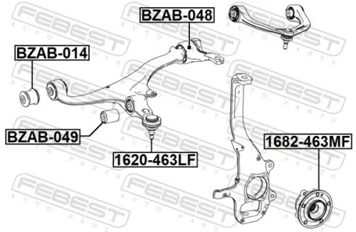 FEBEST Wheel Hub (1682-463MF)