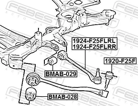 FEBEST Ball Joint (1920-F25F)