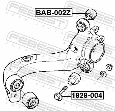 FEBEST Camber Correction Screw (1929-004)