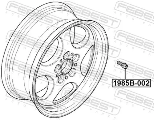 FEBEST Wheel Stud (1985B-002)