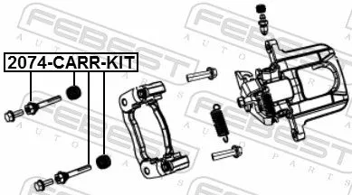 FEBEST Guide Bolt, brake caliper (2074-CARR-KIT)
