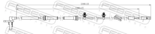 FEBEST Sensor, wheel speed (21606-007)