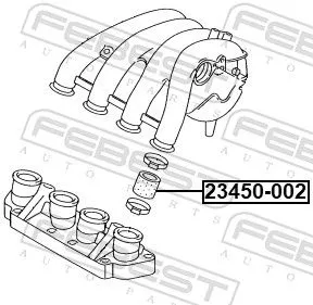FEBEST Charge Air Hose (23450-002)