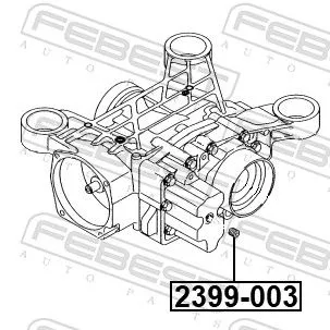 FEBEST Screw Plug, oil sump (2399-003)