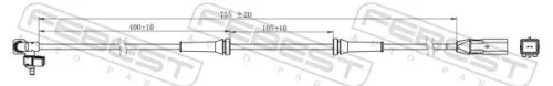 FEBEST Sensor, wheel speed (25606-005)