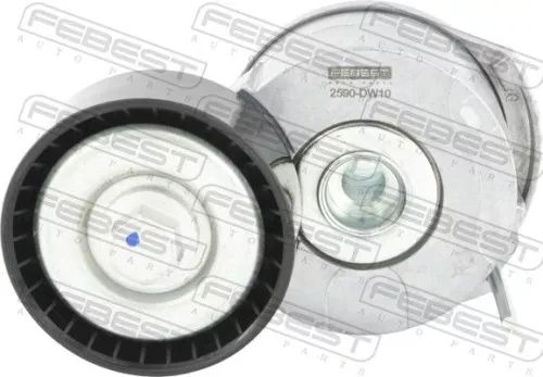 FEBEST Belt Tensioner, V-ribbed belt (2590-DW10)