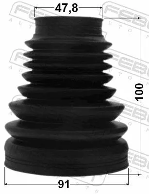 FEBEST Bellow Kit, drive shaft (2715P-XC)