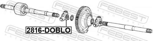FEBEST Spider Assembly, drive shaft (2816-DOBLO)