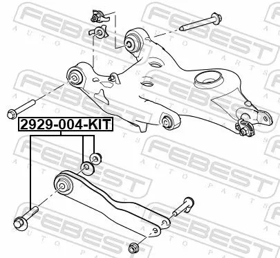 FEBEST Camber Correction Screw (2929-004-KIT)
