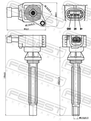 FEBEST Ignition Coil (30640-005)
