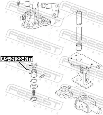 FEBEST Repair Kit, gear shift lever (AS-2122-KIT)