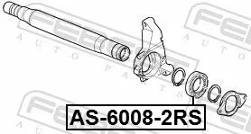 FEBEST Bearing (AS-6008-2RS)