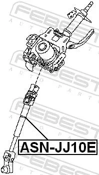FEBEST Steering Shaft (ASN-JJ10E)