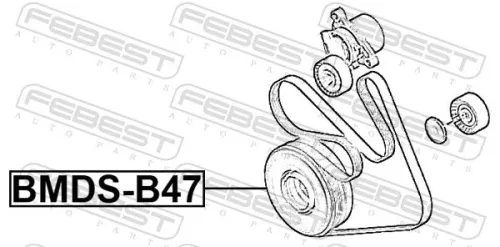 FEBEST Belt Pulley, crankshaft (BMDS-B47)